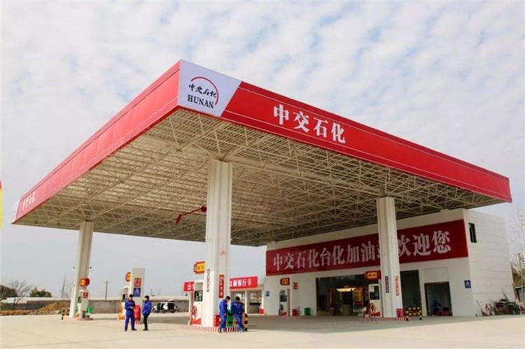 南通加油站钢结构网架案例6